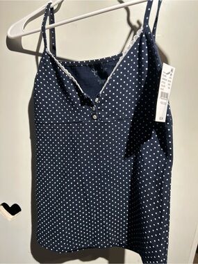 Pacsun John Galt Polka Dot Tiffany Tank Top